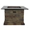 Seasonal Trends Morgan Hill Fire Table, 3412 in W, Square Table 52075 - alternate 6