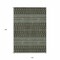 Homeroots 10' X 14' Brown Green And Olive Green Tribal Washable Indoor Outdoor Area Rug 582553 - alternate 9