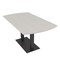 Skutchi Designs Arc Rectangle Meeting Room Table, 36 in W, 72 in L, Ivory HAR-AREC-36X72-DOU.BK-K458 - alternate 1