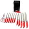 Oster Lindbergh 14 Piece Stainless Steel Blade Cutlery Set in Red 81006.14 - alternate 4