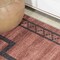 Jonathan Y Korsa Geometric Medallion Non-Slip Machine-Washable Red/Dark Gray 3 ft. x 5 ft. Area Rug WSH118A-3 - alternate 8