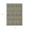 Homeroots 10' X 14' Taupe and Beige Damask Washable Non Skid Indoor Outdoor Area Rug 563897 - alternate 8