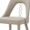 Homeroots Set of Two Gray and Silver Faux Leather and Stainless Steel Dining Side Chairs, 2PK 719104 - alternate 9