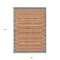Homeroots 5' X 8' Pewter And Gold Striped Washable Indoor Outdoor Area Rug 610499 - alternate 8
