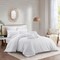 Homeroots White Twin Polyester 220 Thread Count Washable Duvet Cover Set 529048 - alternate 9