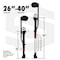 Surpro Double-Sided Drywall Stilts, Aluminum Base, 26 in - 40 in Height, QuadLock Contractor-Grade Stilts S2X-A-2640 - alternate 5