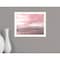 Homeroots Pink Beach Emotions White Framed Print Wall Art 530027 - alternate 4