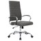 Leisuremod Benmar High-Back Leather Office Chair, Charcoal, Charcoal BOT19CHL - alternate 1