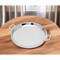 Homeroots 12in Silver Round Stainless Steel Serving Tray With Handles 517542 - alternate 5