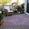 Homeroots 8' X 10' Lavender And Teal Blue Abstract Washable Indoor Outdoor Area Rug 618451 - alternate 9