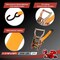 Dsv Standard Ratchet Tie Down Straps, 15ft x 1in, 3000lb Break Strength, 180in L x 1in W, 2PK 88302 - alternate 6