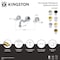 Kingston Brass Double-Handle Wall Mount Bathroom Faucet, Brushed Nickel KS3128BPL - alternate 2