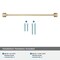 Amerock Exceed 12-5/8 inch 320mm Center-to-Center Golden Champagne Cabinet Pull BP36925BBZ - alternate 3