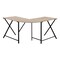 Homeroots 55" Taupe and Black L Shape Computer Desk 376542 - alternate 10