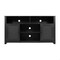 Flash Furniture Malaki 58 Inch Buffet Sideboard w/2 Soft Close Doors and Cntr Shelf, up to 65in. TV's, Black/Rattan EV-ET8114-ZZ-BLK-GG - alternate 10