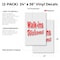 Signmission Walk-ins Welcome, Vinyl Decals Only 24 Inch x 36 Inch, Vinyl Decal, 2PK DSB-2436-2PACK-Walk-ins Welcome - alternate 2