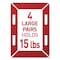 Command Damage-Free Hanging Picture Hanging Strip Pairs, (16) Large, (12) Medium, White, 28PK MMM1720928ES - alternate 9