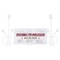 Simple Spaces Door Garment Hook, 6 lb, 3-Hook, Steel, Powder Coated, Hanging Mounting SS-HG3-50-PE-3L - alternate 3
