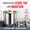 Bakken-Swiss 2QT Stockpot, Brushed Stainless Steel, Heavy Duty, Induction-Ready, Lid and Riveted Handles BAKSTQ2 - alternate 8