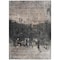 Homeroots 8' X 10' Taupe And Charcoal Abstract Washable Indoor Outdoor Area Rug 606131 - alternate 9