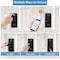 Wrightmaster 5-in-1 Aluminum Smart Pad Lock with Handle Set, App Control, Fingerprint, IC Card, Keypad, Auto-Lock ZR-D3 - alternate 8