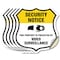 Signmission Security Notice Shield Sign This Propert, 6 inch X 6 inch, Vinyl Decal, 5PK SHI-D-5PACK-6-461 - alternate 1