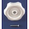 Strybuc VENTILATION RV For CrankOut Windows Round 78 Inch Shaft White Plastic With Screw Carded Sin 743CE WHT - alternate 2