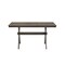 Homeroots 59" Gray Wood Trestle Base Dining Table 630373 - alternate 1