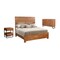 Homeroots Three Piece Brown Solid Wood Bedroom Set 636251 - alternate 9