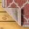 Jonathan Y Trebol Moroccan Trellis Textured Weave Red/Beige 2 ft. x 10 ft. Indoor/Outdoor Runner Rug SMB109C-210 - alternate 8