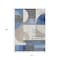 Homeroots 10' X 14' Blue Gray And Ivory Geometric Washable Indoor Outdoor Area Rug 617979 - alternate 9