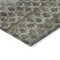 Homeroots 3' X 5' Pewter And Green Striped Washable Indoor Outdoor Area Rug 605699 - alternate 9