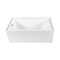 Kingston Brass 60-Inch Acrylic Rectangular 3-Wall Alcove Tub Combo with Waste and Overflow Drain, Left Hand Drain CVTDE603122L2 - alternate 1