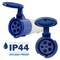 Walther-Werke Pin and Sleeve Connector, 60A, 3Ã¸Y 120/208 or 230, 3 Phase, 3 Pole, NEMA Not Rated 361509 - alternate 9