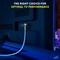 Maximm 2ft RG6 Quad Shielded Coaxial Cable with Right Angle Connector, White RG6-STA-GLD-4S-2WH - alternate 7