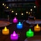Elegani Flameless Color Changing Tealight Candles - 24 Pack LED Multi-Color Flickering Lights for Parties PH-tealight-24-multi - alternate 4