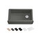 Kohler Riverby 35-3/4 undermount single-bowl farmhouse workstation kitchen sink Thunder Grey 24564-PC-58 - alternate 4