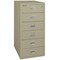 Fireking 6 Drawer, 1 Hr Fire, Vertical, 25" wide for Card Check & Notes Pewter 6-2552-CPE - alternate 1