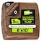 Tarpex Multipurpose Tarp, 8 ft x 10 ft, 5 Mil, Brown, Polyethylene BRT-TA-810 - alternate 1