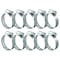 Grizzly Supply Hose Clamp, SAE 44, 304 Stainless Steel, Zinc Screw, 2-5/16 to 3-1/4 in Clamping Dia, 10PK #44P HC - alternate 1