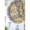 Homeroots 32" Square Gold and Silver Wood and Mirror Analog Exposed Gear Wall Clock 485983 - alternate 9