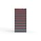 Strong Hold 11 drawer cabinet - (2x 2ft, 3x 3ft, 2x 4ft, 2x 5ft, 2x 6ft) - Red accents - E-Lock w/ Tracking S3060-PPTAS-1101DS - alternate 1