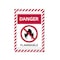 C-Line Products 6" x 9" Assorted Vinyl Magnetic Safety Striped Document Frame, 16/BX 44269 - alternate 8