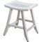 Homeroots 24" X 15" White Teak Square Shower Bench 376787 - alternate 10