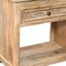 Homeroots 28" Distressed Natural One Drawer Solid Wood Nightstand 555411 - alternate 8