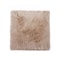 Homeroots 17" X 17" Taupe New Zealand Sheepskin Dining Chair Pad 317153 - alternate 1