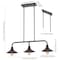 Jonathan Y Cade 34.25" 3-Light Metal Farmhouse Industrial LED Pendant, Oil Rubbed Bronze JYL1113A - alternate 16