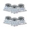 Mytee Products ABS Plastic Chrome Push-On Lug Nut Cover & Steel Hub Cap Set 33mm 2inH Nut Covers, 2PK LNC-SETx2 - alternate 9