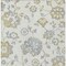 Homeroots 5' X 8' Ivory Gray And Gold Floral Washable Indoor Outdoor Area Rug 589477 - alternate 9