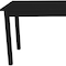 Homeroots 48" Black Solid Wood Dining Table 548856 - alternate 5